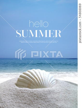 Illustration, summer, vacation Illustration, summer, vacation 54808069