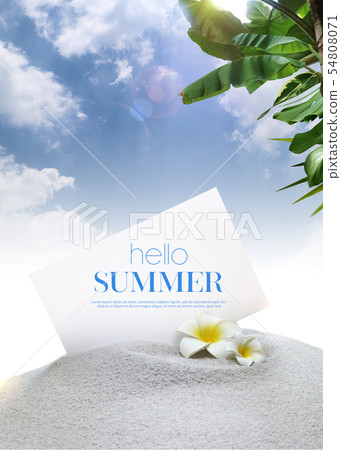 Illustration, summer, vacation Illustration, summer, vacation 54808071
