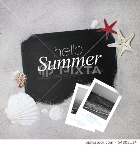 Illustration, summer, sale 54808114