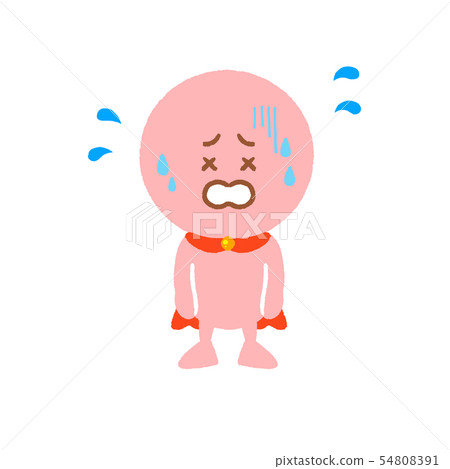 Weaked好真菌手拉的樣式例證 Weaked好真菌手拉的樣式例證 54808391