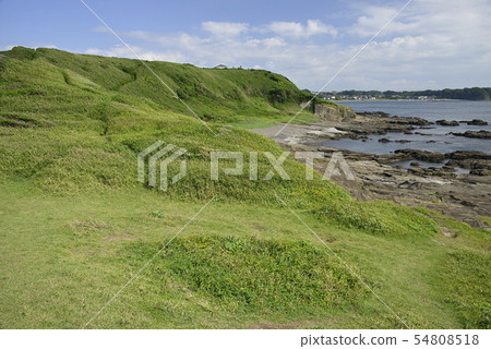 Miura Peninsula [Kanagawa Prefecture] Kurosaki's nose [Summer] ridge line 54808518