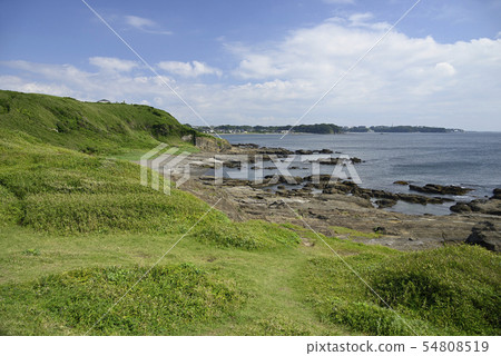 Miura Peninsula [Kanagawa Prefecture] Kurosaki's nose [Summer] ridge line 54808519