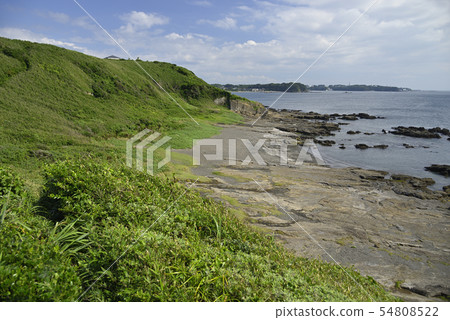 Miura Peninsula [Kanagawa Prefecture] Kurosaki's nose [Summer] ridge line 54808522
