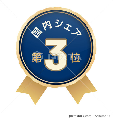 Domestic share ranking third place 54808687