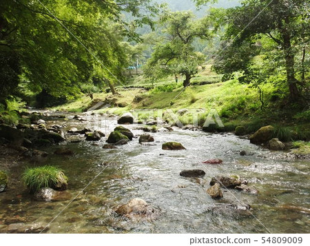 山小河河農村風景 54809009