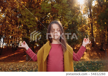 outdoor recreation peaceful girl nature park 54812260
