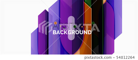 Abstract color lines dynamic background, modern material design style Abstract color lines dynamic background, modern material design style 54812264