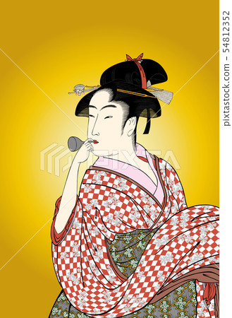 A woman version 1 gold back 2 that blows Kitagawa Kayo image poppin 54812352