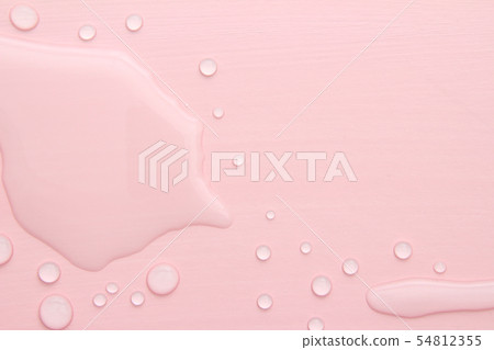 桃紅色背景和水滴 54812355