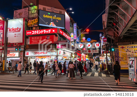 《東京》上野/雨谷購物街 54813018