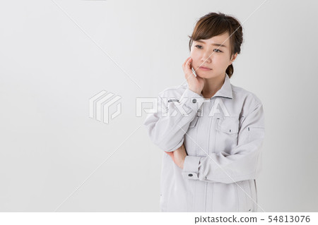 Business Woman Having Work Clothes 54813076