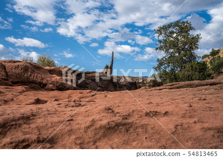 Bete Abba Libanos rock-hewn church, Lalibela, Ethiopia 54813465
