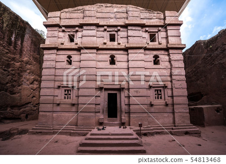 Bete Amanuel, monolitic church in Lalibela, Ethiopia 54813468