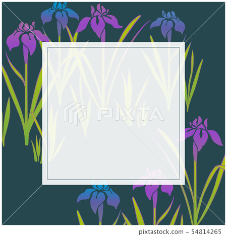 日式圖案材料 - 藤條日式設計框架 54814265