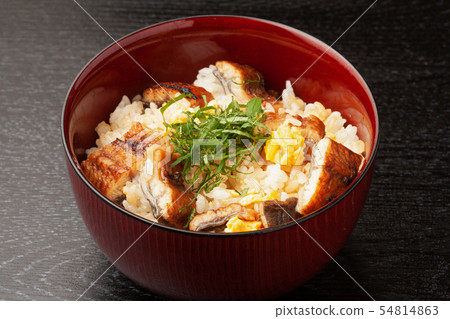 Mixed rice with salmon 54814863