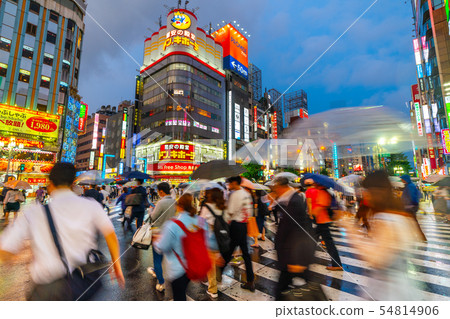 Tokyo cityscape in Japan I want to see Shinjuku, Kabukicho, etc. (night view) 54814906