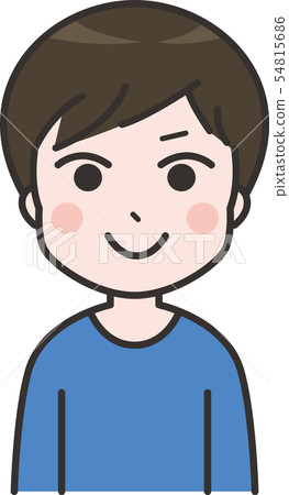 Male A facing the front - Stock Illustration [54815686] - PIXTA