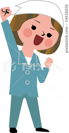 Guts pose for working women 54816856