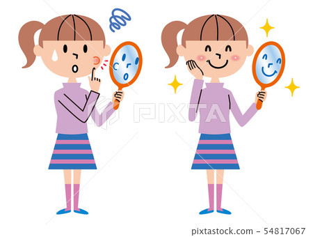 Teenager Acne Illustration 54817067