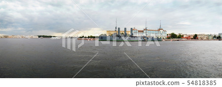 Aurora is a Russian protected cruiser, currently preserved as a museum ship Aurora is a Russian protected cruiser, currently preserved as a museum ship 54818385