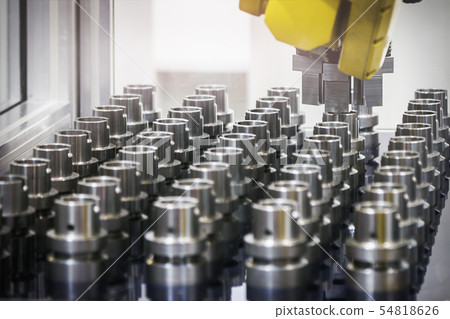 operation of the machine for processing metal 54818626