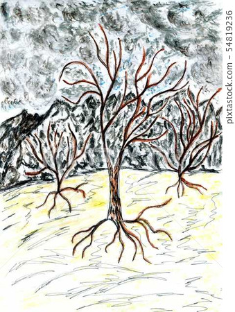 Dead Tree Sketch Dead Tree Sketch 54819236