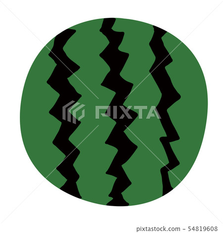 Watermelon illustration whole Watermelon illustration whole 54819608