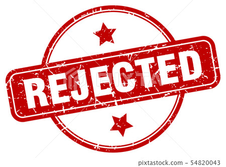 rejected sign rejected sign 54820043