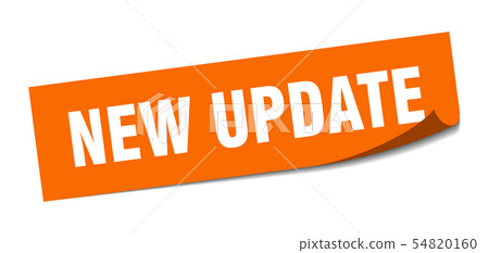 new update sticker. new update square isolated-插圖素材 [54820160] - PIXTA圖庫