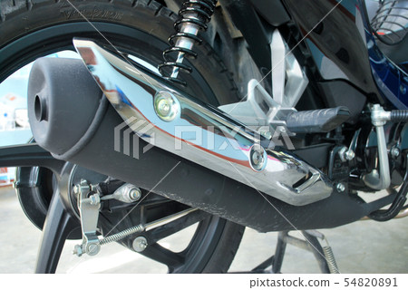 Motorcycle exhaust. 54820891