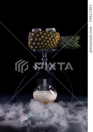A pin hookah a pack with pineapple segments A pin hookah a pack with pineapple segments 54821801
