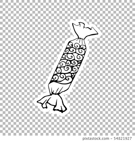 Sweets Sticker ornate illustration Sweets Sticker ornate illustration 54821927