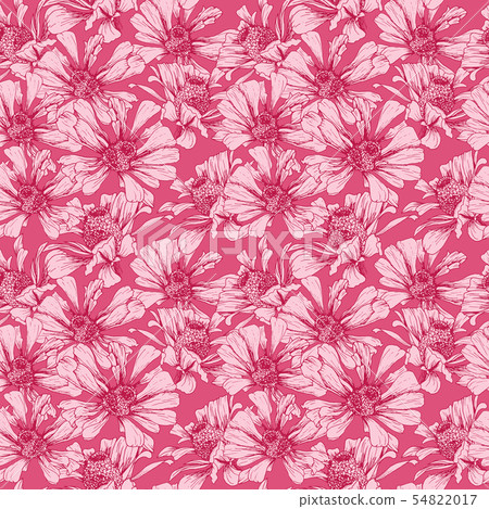 Pink Seamless Pattern for Romantic Valentines Day - Stock Illustration ...