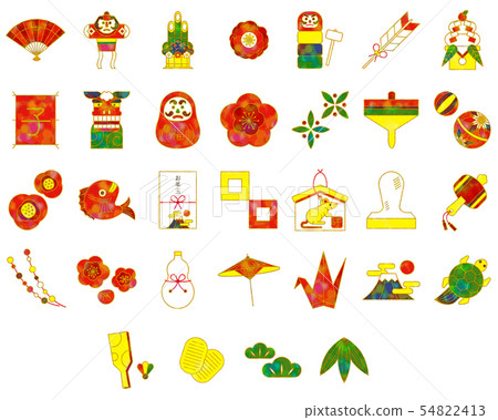 New Year material 54822413