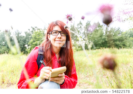 Photo of thistle and brunette Photo of thistle and brunette 54822578