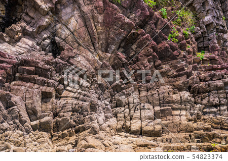 (Shizuoka Prefecture) Minami Izu Tarai bowl Radial columnar joints 54823374