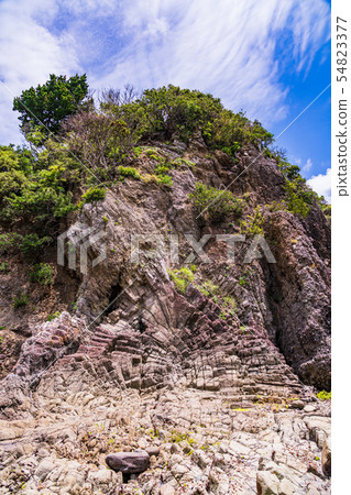 (Shizuoka Prefecture) Minami Izu Tarai bowl Radial columnar joints 54823377