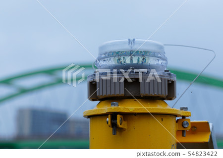Landscape reflected in the Odaida Bridge and the river surface Landscape reflected in the Odaida Bridge and the river surface 54823422