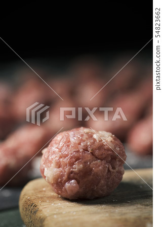 raw meatballs raw meatballs 54823662