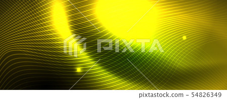 Shiny neon vector wave line abstract background, motion concept Shiny neon vector wave line abstract background, motion concept 54826349