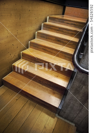 Wooden staircase steps Wooden staircase steps 54826592