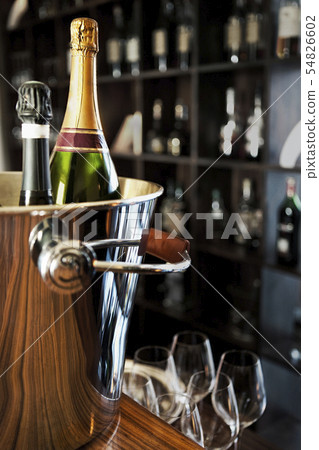 Bottles in a bucket Bottles in a bucket 54826602
