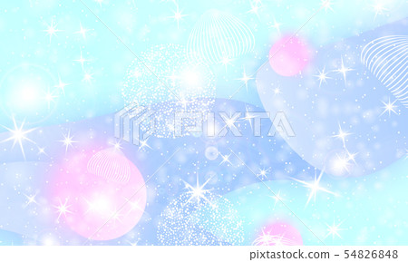 Fairy background. Unicorn pattern. 54826848