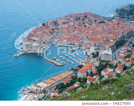 Pearl of the Adriatic Sea_Scenery of the Old Town of Dubrovnik_Croatia 54827095