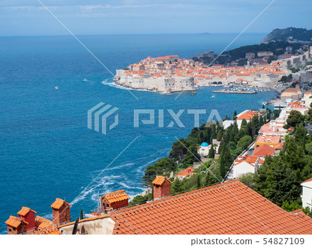 Pearl of the Adriatic Sea_Scenery of the Old Town of Dubrovnik_Croatia Pearl of the Adriatic Sea_Scenery of the Old Town of Dubrovnik_Croatia 54827109