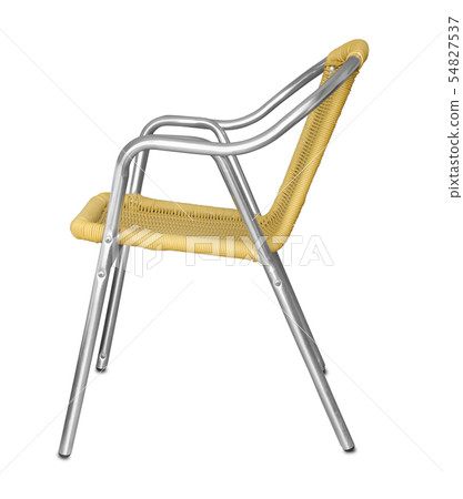 Side view of aluminum chair Side view of aluminum chair 54827537