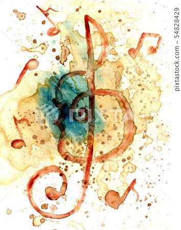 Music Notes Art 54828429