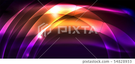 Neon light waves Neon light waves 54828933