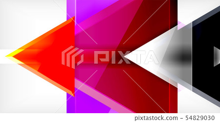 Triangle abstract background 54829030
