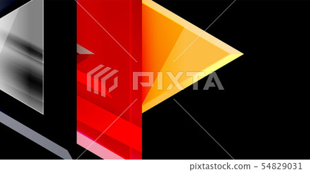 Triangle abstract background 54829031